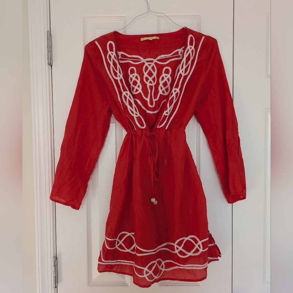 Gianni Bini Silk Beach Dress Sz Small